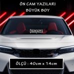 Kalpsiz Ukala Yazi Sticker - Araba Motosikler Atv Kamyon Kamyonet Cam Uyumlu Sticker Etiket
