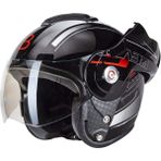 Kaly Beon B 702 Reverse Tam Açılır Kask Siyah Beyaz Kırmızı Xl - Renkli