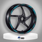 Kaly Cf Moto 150 Nk Jant Şeridi Turkuaz - Renkli