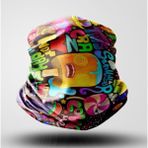 Kaly Outdoor Bandana Boyunluk Unisex Sugar Renkli Motorsiklet Maskesi