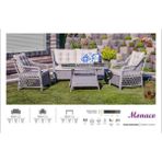 Kalyon Home Garden Monaco Rattan Bahçe Balkon Mobilyası 2+1+1 ve Masa