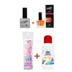 Kalyon Tırnak Besleyici + Bakım Yağı + İpek Disk Pamuk 70'li + 180 ml Kent Aseton