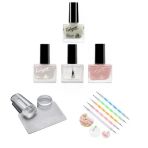 Kalyon Tirnak Sertlestirici+French Set+Stamper+Dot Kalemi 5Li