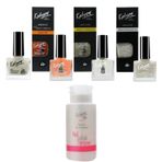 Kalyon Tırnak Setleştirici+Bakım Yağı+Et Temizleyici+Beyzalatıcı Cila+Pompalı Aseton 200Ml