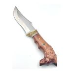 KAM OUTDOOR AHŞAP KURT KABZELİ BIÇAK HEDİYE KILIF