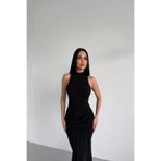 KAMACI BUTİK HALTER YAKA TASARIM PRENSES ELBİSE