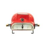 Kamado Pizza Fırını Kırmızı