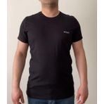 Kamal Siyah Erkek T-shirt Bisiklet Yaka, Premium Kumaş, Minimalist Stil