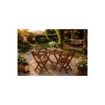 kamar Balkon Bahçe Mutfak 5'li Bistro Set Katlanır Masa ve Sandalye 60x80