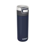 Kambukka Termos Kupa 500 ml - Paslanmaz Çelik Kahve Kupası - Sızdırmaz ve Sızdırmaz - Yalıtımlı Kupa, Seyahat & Kahve Kupası - 9 Saat Sıcak / 18 Saat Soğuk Tutar - Model ETNA DENIM BLUE