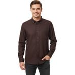 Kamer Erkek Kışlık Uzun Kol Tek Cepli Gömlek BGL-ST04820 - Açık Kahverengi - 2XL