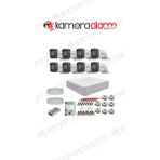 Kamera Alarm Sepeti 2mp 8 Kameralı Dış Ortam Ahd Hd-Tvı Full Kamera Seti 2tb Disk - 001-Renkli