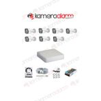 Kamera Alarm Sepeti Colorvu Gece-Karanlıkta Renkli 7 Ahd Kameralı Güvenlik Kamera Kuruluma Hazır Set - 001-Renkli