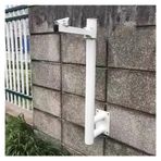 Kamera Direği, Dış Mekan Güvenlik Kameraları için 6.6ft Ağır Hizmet Tipi Hava Koşullarına Dayanıklı CCTV Duvara Montaj Direği, Kolay Kurulum Ticari Kamera Standı, Dayanıklı Gözetim Çözümü (B, 78 inç)
