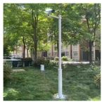 Kamera Direği, Dış Mekan Güvenlik Kameraları için Ayarlanabilir 14.5FT Metal Stand, Hava Koşullarına Dayanıklı ve Paslanmaz Direk Tutucu, 6-20FT Kameralarla Uyumlu, Dayanıklı Beyaz Gözetim Postası.