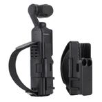 Kamera genişleme kolu adaptör dağı taşınabilir anti-düşme el kayışı ile uyumlu DJI Osmo Pocket3 koruyucu kılıf standı soğuk ayakkabı muhafazası braketi tutucu