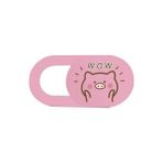 Kamera Kapatıcı Laptop Tablet Telefon Uyumlu Ultra Ince 0.7 mm Sürgülü Webcam Cover 3m Yapışkan Pembe Pig Desenli 3 Lü Set Çok Renkli - 0 - Siyah - Option-1