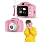 Kamera Karikatür Oyuncak Dijital Kamera Video Kaydedici Çocuklar Için Eğitim Oyuncakları - Pembe