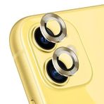 [KAMERA KORUYUCU] For 11/12/12Mini ile uyumlu Kamera Lens Koruyucu Metal Temperli HD Cam Çizilmeye Dayanıklı Kamera Koruyucu (Gold, iPhone 11/12/12Mini)