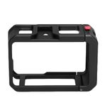 Kamera Muhafaza Çerçevesi, 1/4 inç Telli ayakkabı Montaj Kamera Koruyucu çerçeve Hareket Için (BLACK)