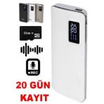 Kamera Online Powerbank Gizli Ses Kayıt Cihazı 20 Gün Kesintisiz Kayıt