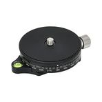 Kamera Panoramik Panning Tabanı Plakalı 3/8" Vida Alüminyum Alaşım Panorama Top Tripod Başlığı, Tripod Monopod DSLR Kameralar için, Ytvariw, Yük Kapasitesi 10 kg