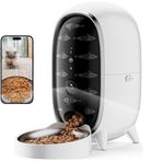 Kameralı Otomatik Mama Kabı, 1080P Görüntü Kalitesi, 3 Litre Geniş Hazneli, 5G/2.4G WiFi Bağlantısı, Gece Görüşlü Kamera, Ses Kaydı ve Seslenme Özelliği, App Kontrollü Otomatik Kedi Köpek Mama Kabı