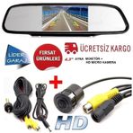 Kameralı Park Sensörü 4.3'' Ekran Micro Hd Kamera