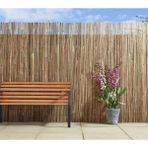Kamış Çit Kamış Hasır Tel Dokumalı Kamış Bambu 1,5*5 Metre Gölgelik Doğal Kamış Hasır Çit-Gölgelik - 1,5 x 5 m