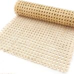 Kamış dokuma, DIY mobilya projeleri için doğal rattan kamışı dokuma rulo sandalye sopa dolap onarım ve döşeme malzemeleri dayanıklı dokuma malzeme için açık örgü kumaş