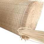 Kamış Dokuma, Doğal Rattan Kamışı Dokuma Rulo 60 cm Genişlik (16x118 inç) DIY Mobilya Onarımı için Dokuma Sopa Malzemesi Bahçe Sandalyesi ve Dolap Restorasyonu