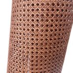 Kamış dokuma, Premium 50 cm genişliğinde kamış dokuma rulo - plastik PE Rattan levha DIY mobilya tamiri için açık örgü sopa malzeme sandalyeler, dolaplar ve yataklar için (24x39 inç)