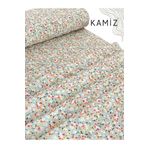 KAMİZ %100 Pamuk Çiçek Baskılı Poplin Kumaş- Nevresim-Çarşaf-Yastık Kılıfı-Elbise-Çanta- 240 Cm Geniş En