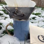 Kamp Ayısı Coffee X Drip Katlanır Paslanmaz Metal Kahve Demleme Aparatı