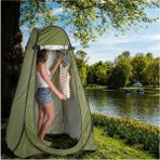 Kamp Dükkanı Campout Kamp Alanı Duş Giyinme Wc Çadırı Fotoğrafçı Prova Kabini Mavi 120X120X190CM - Yeşil