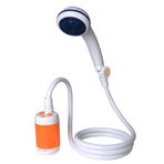 Kamp duşu, taşınabilir duş, dış mekan duşu, el tipi elektrikli duş, su akış ahırı ayarı, 4800 mAh pil, Flow Contol ve Shut Off valf, duş, yıkama, temizlik vs. için