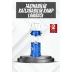 Kamp Lambası Güneş Enerjili LED Lamba Işıldak Şarjlı Powerbank Özellikli - Renkli