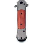 Kamp Outdoor Jeep Çakı 22 cm Kemer Aparatlı Kilitli Kahverengi
