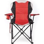 Kamp Sandalyesi - Şık Tasarım Kamp Koltuğu - Kırmızı - 6456 Ecorce Tube Marron - Polyester