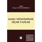 Kamu Yönetiminde Seçme Yazılar - Özlem Taner Köroğlu