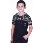Kamuflaj Desenli T-shirt Erkek Çocuk - Yeşil - 5 - 6 Yaş