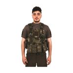 Kamuflaj Haki Kordon Airsoft Yeleği - Demonte Vest Taktik Yelek