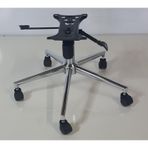 Kamusalmarket Makam Koltuğu Yıldız Ayak+Krom Piston+Çift Kollu Mekanizma