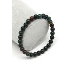 Kan Taşı Doğal Taş Bileklik 6 Mm Küre Kesim - Blk-2304