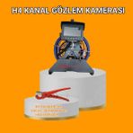Kanal Görüntüleme Kamerası 4 Inç Ekran Hediyeli