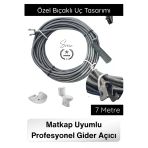 #Kanalaçıcı 7 Metre Spiral Kanal Açma Susta Matkap Uyumlu Bıçaklı Pimaş Gider Açıcı Boru Temizleme Aparatı Klozet Lavabo