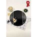Kanallı Cam Kesme Tahtası - Cam Kesme Tablası | Black Ornament | Çap32cm | Patentli Ürün
