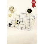 Kanallı Cam Kesme Tahtası - Cam Kesme Tablası | Satina Cam - Kenarı Oval | 25cm x 35cm | Patentli Ürün
