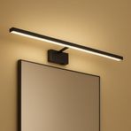 Kanarya 40 cm 8W LED Ayna & Resim Apliği Siyah | 4200K Gün Işığı, 720 Lümen, IP45 Su Korumalı, 64W Eşdeğer, Açma/Kapama Anahtarlı, 220V Modern Duvar Aydınlatma Armatürü (Siyah)