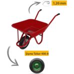 Kanat C12 Demonte El Arabası 1.20 mm Sac Şişme 400-8 Ebat Teker - yok